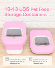 DDMOMMY Conteneur nourriture chien – ouvert pour rangement flexible et pratique