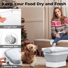 DDMOMMY cuillère fournie pour doser facilement la nourriture du chien.