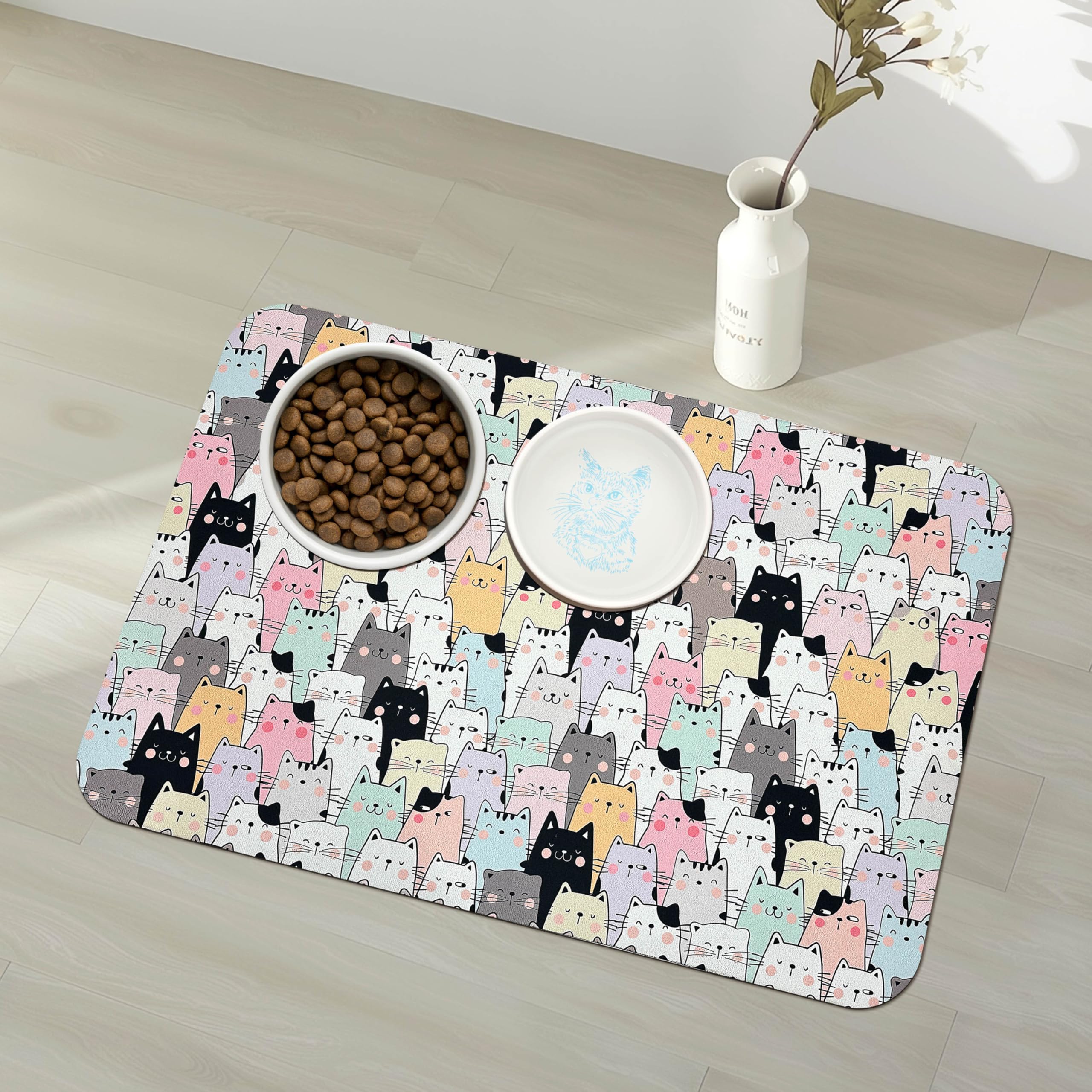 Tapis DDPODNQAK pour voyages et extérieur, réutilisable et absorbant.