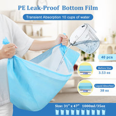 DDS Curtain pad absorbant 6 couches, absorption rapide.