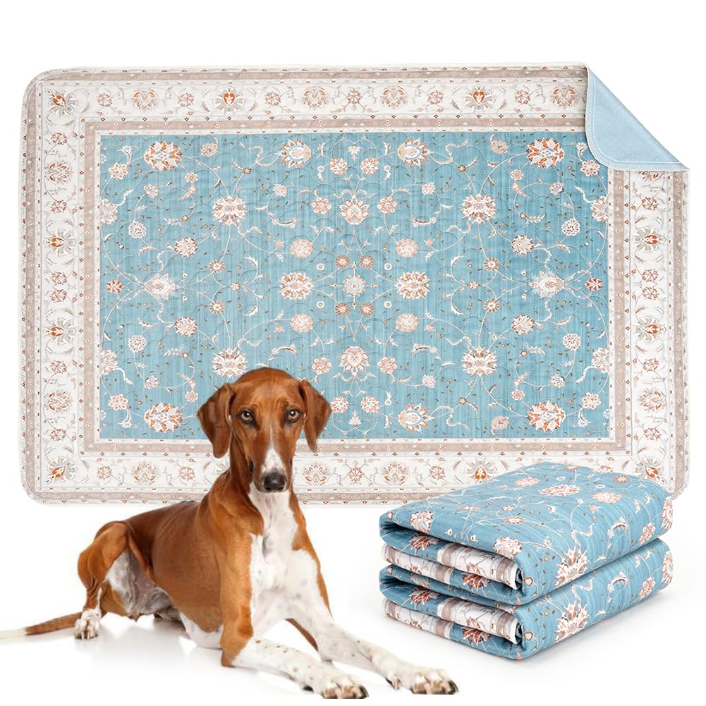 Le tapis Deamoser 26x40 absorbant et reutilisable pour petits animaux.