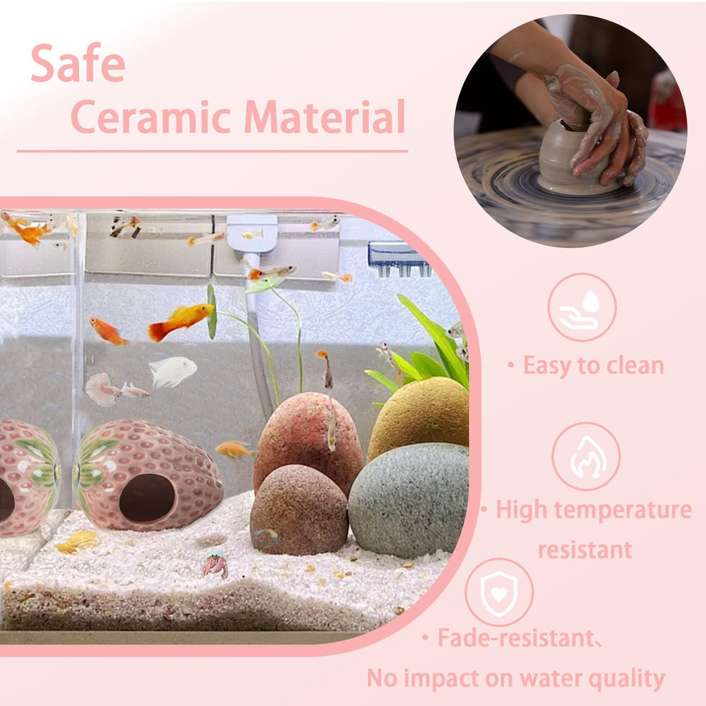 Deapeey accessoire aquarium habitat multi: refuge polyvalent pour crevettes et petits poissons