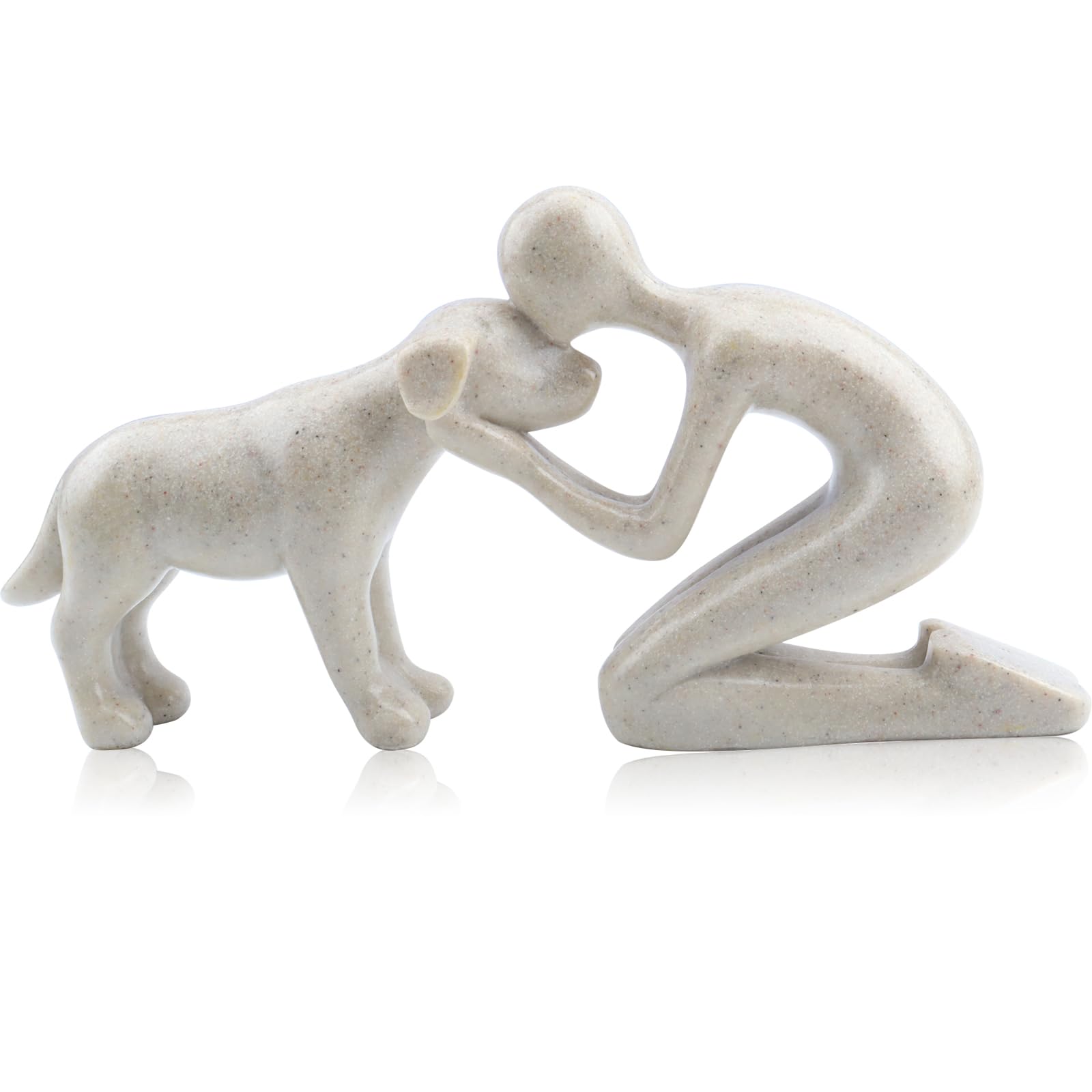 DearKeeps statue mémorial chien grès — souvenir durable et réconfort pour le deuil