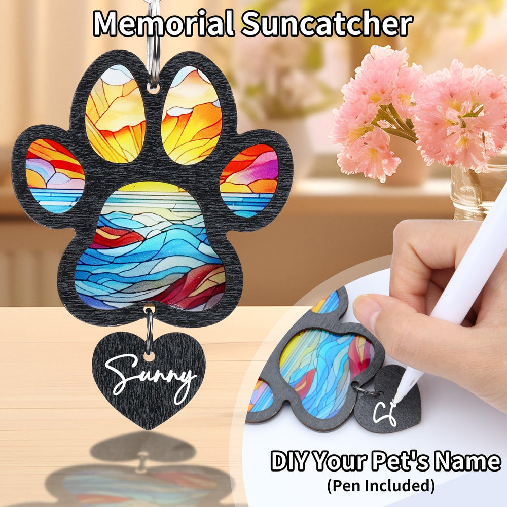 DearKeeps suncatcher-memorial-cristal, reflets lumineux pour illuminer votre coin souvenir.