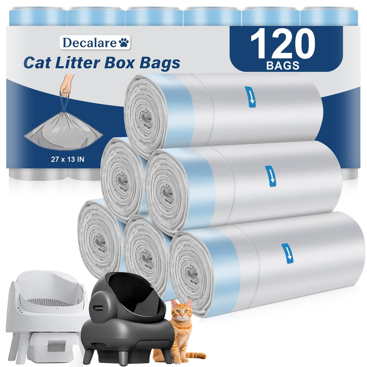 Sacs Decalare compatibles NeakM1 et Petpiv, installation simple dans le tiroir.