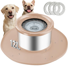 Decflow 12L bol eau pour grands chiens, grande capacite pratique.