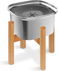 Decflow bol eau chien 3L élevé en acier inox pour hydratation durable