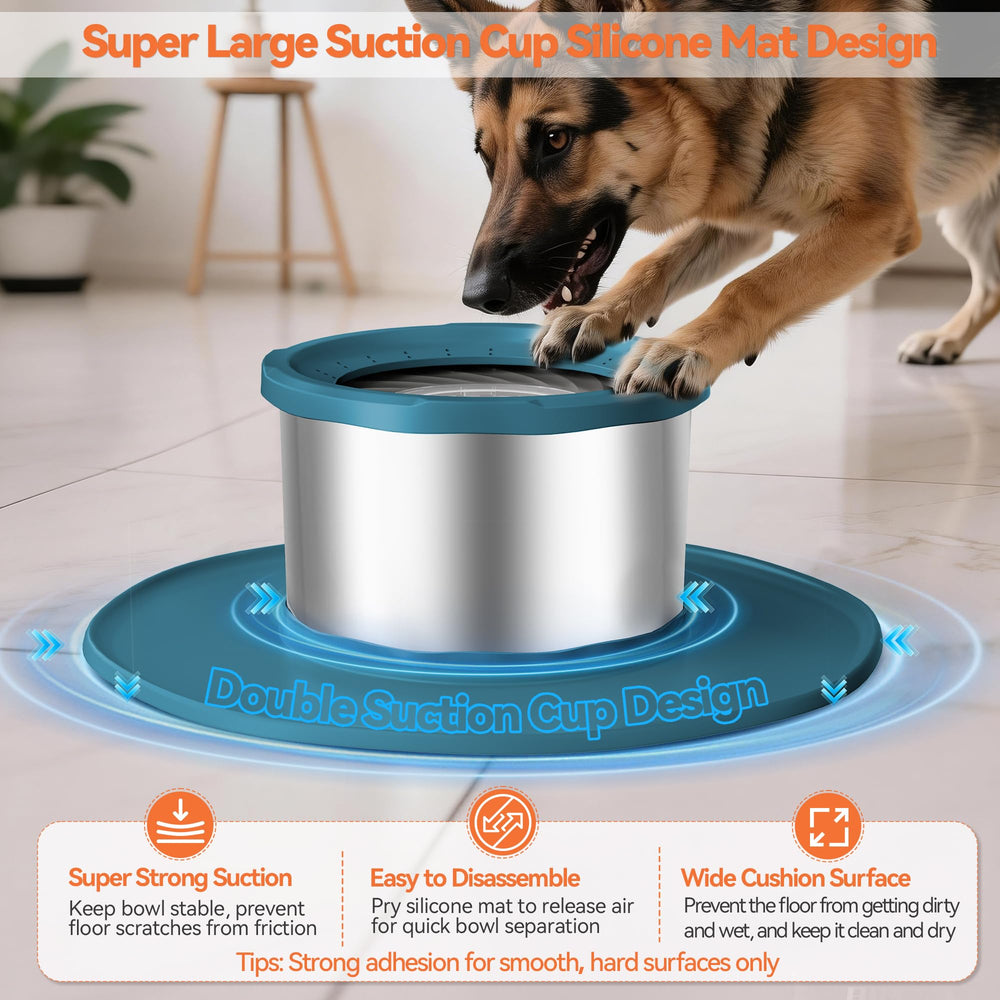 Decflow bol eau chien filtre intérieur : eau plus propre grâce au filtre intégré.
