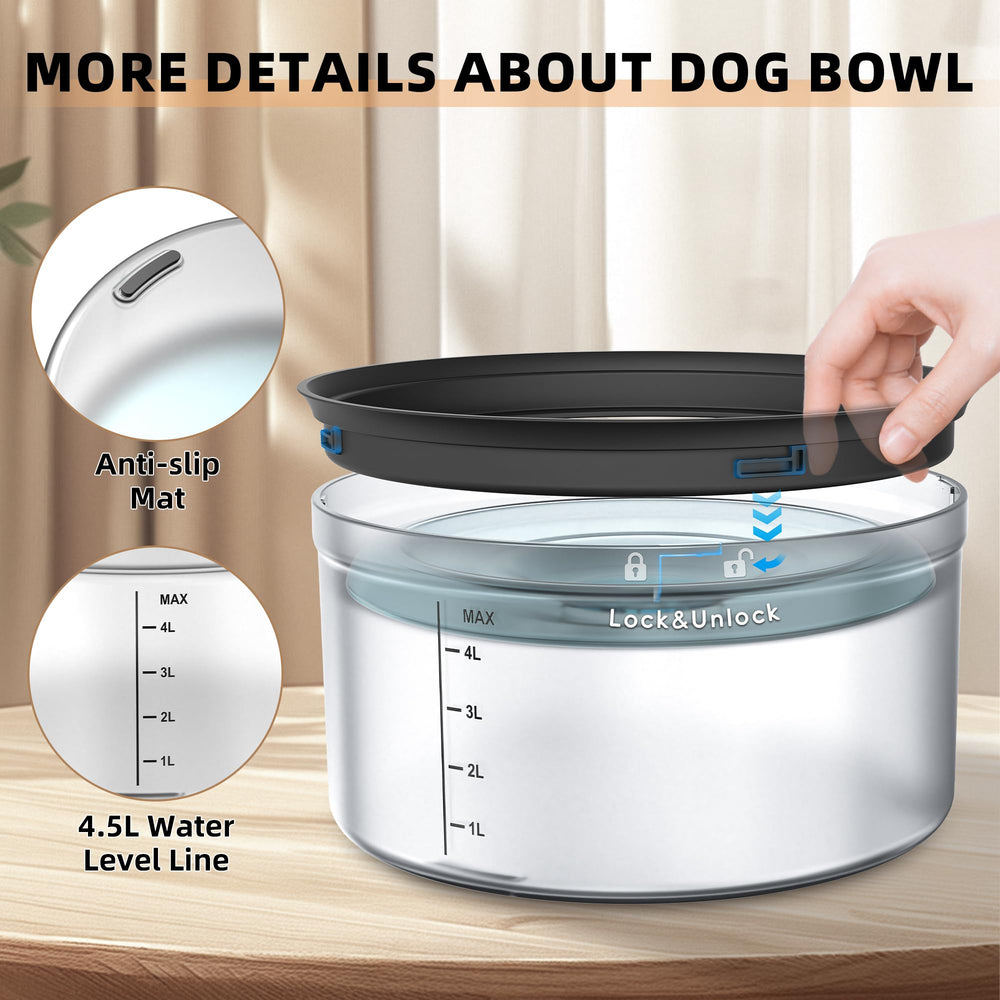 Nettoyage facile: bol Decflow lavable au lave-vaisselle sans démonter le disque