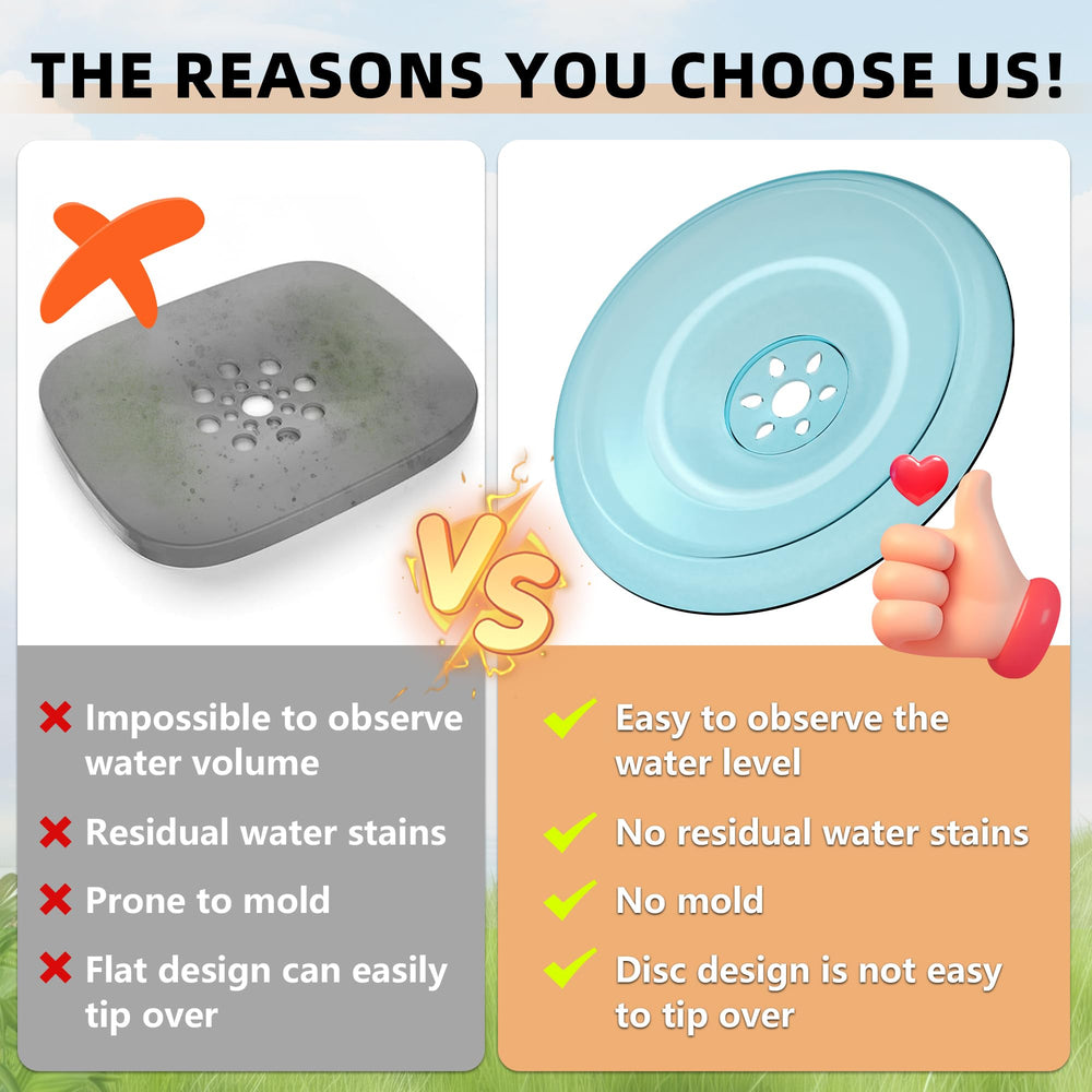 Bol Decflow transparent, surveillez facilement le niveau d’eau réel.