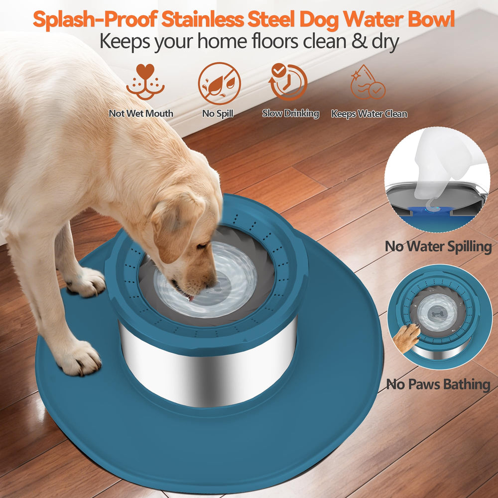 Decflow bol eau chien ventouse-double : bol stable même lors de jeux actifs.