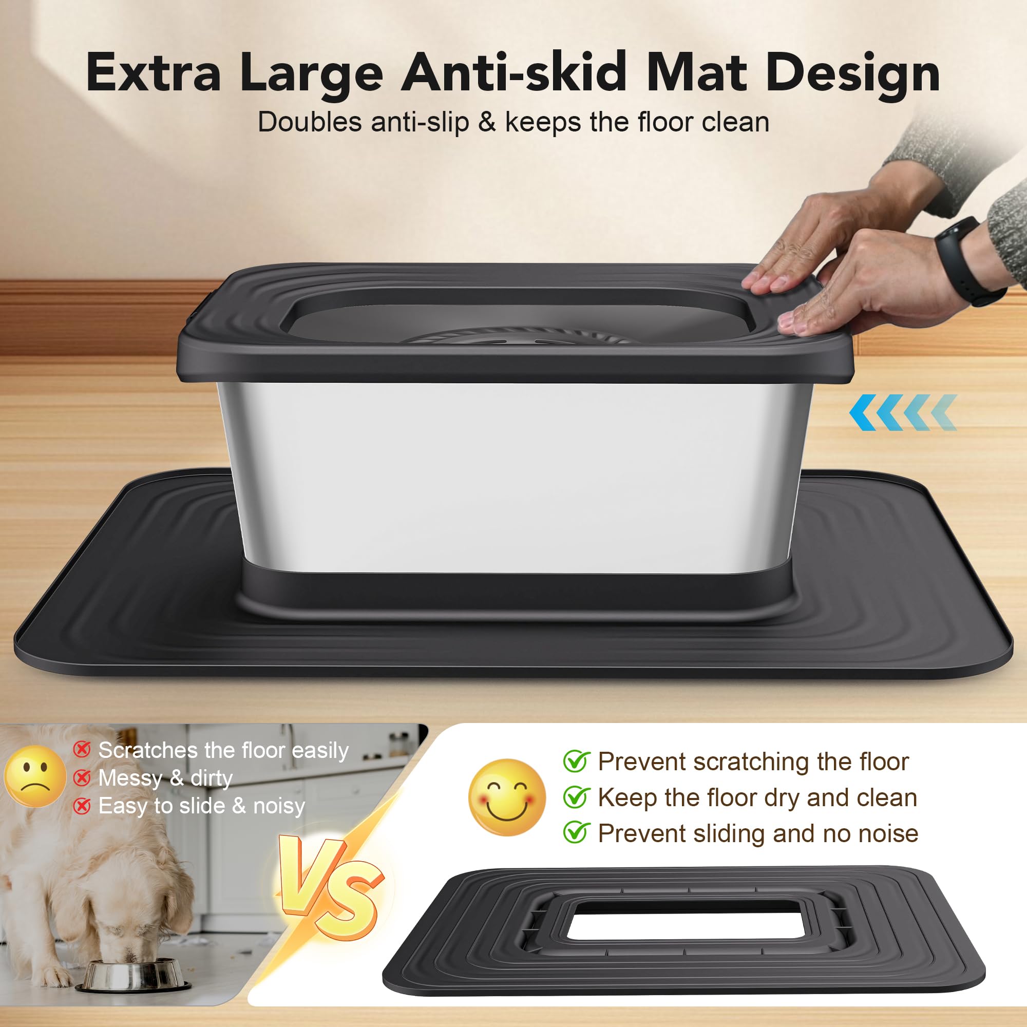 Disque flottant Decflow ralentit la boisson pour plus de propreté