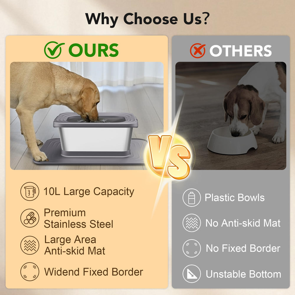 Decflow filtration eau double système, eau plus propre pour votre chien.