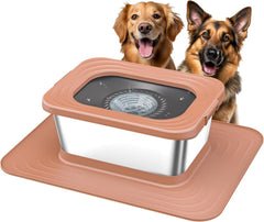 Decflow gamelle 10L rose pour chiens, grande capacité.