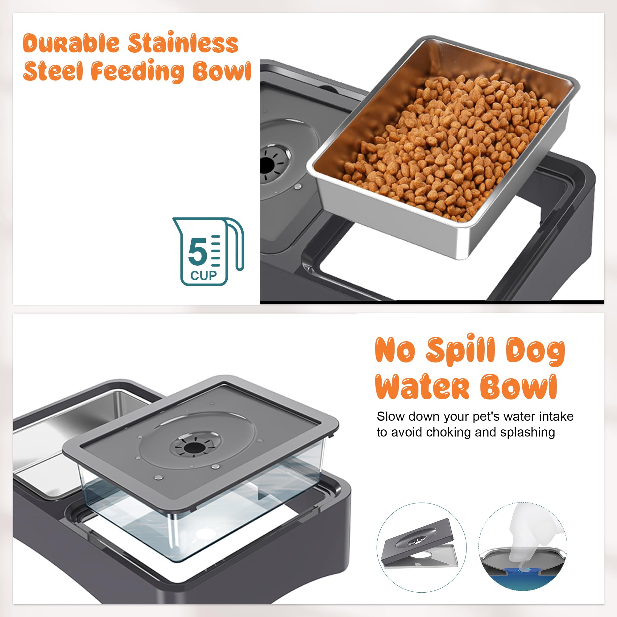 Decflow quatre hauteurs reglables pour accompagner votre chien en croissance.