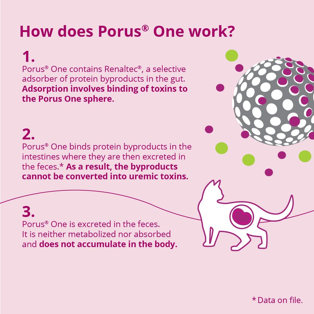 Porus One de Dechra, notice simple avec mode d’emploi et précautions.