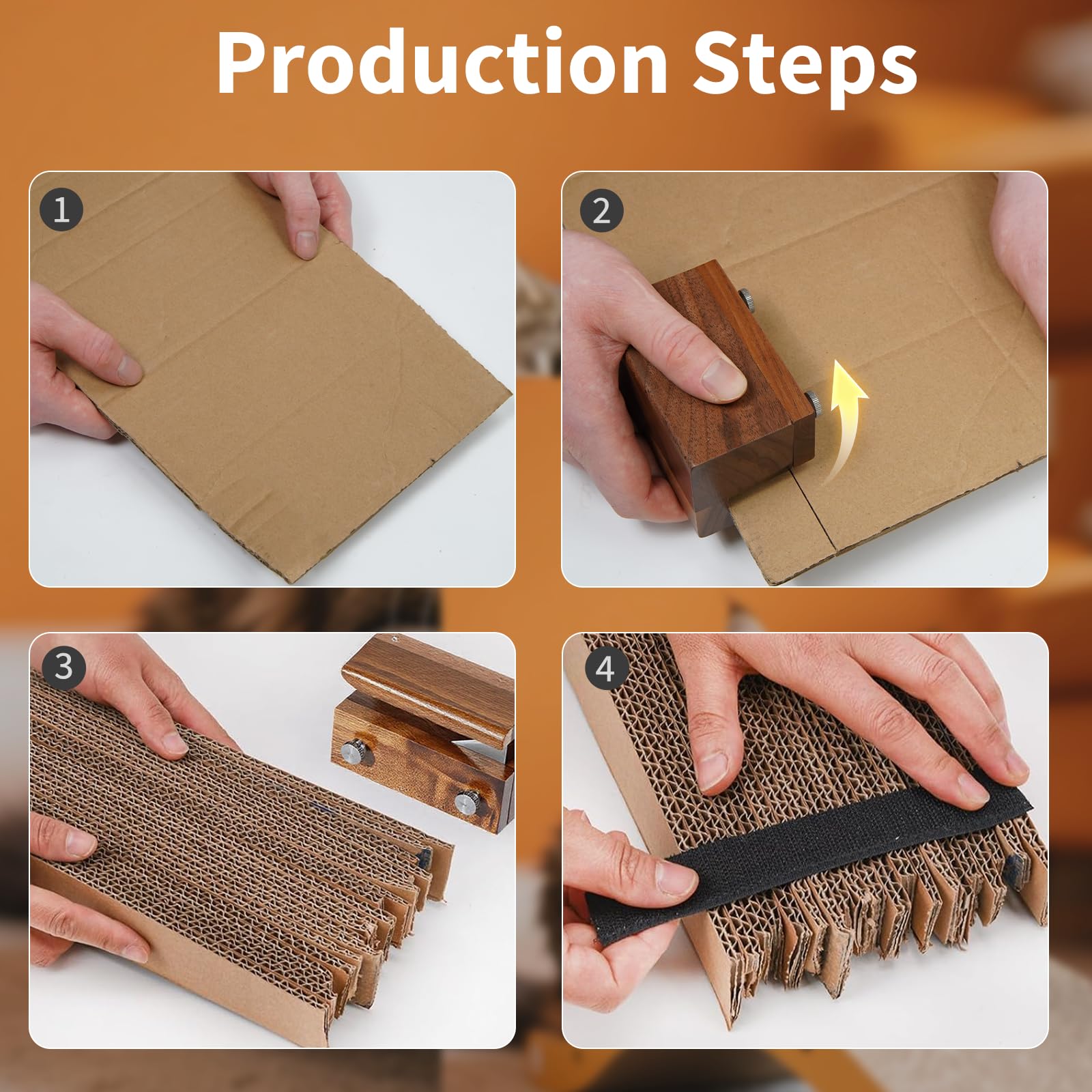 Découpe-carton-chat : sangles d'emballage pratiques pour la production efficace.