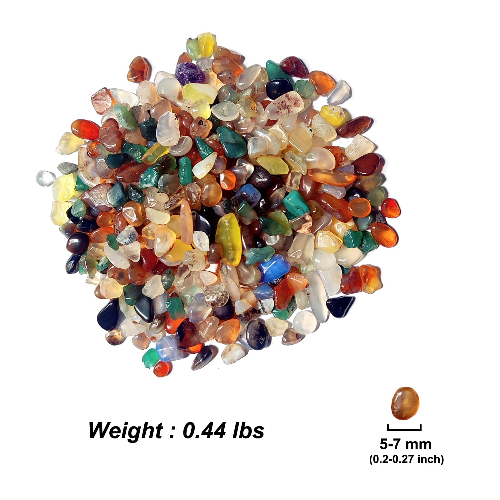 DEEDOCHY agate pierres aquarium: couleur vibrante pour cadre aquatique.