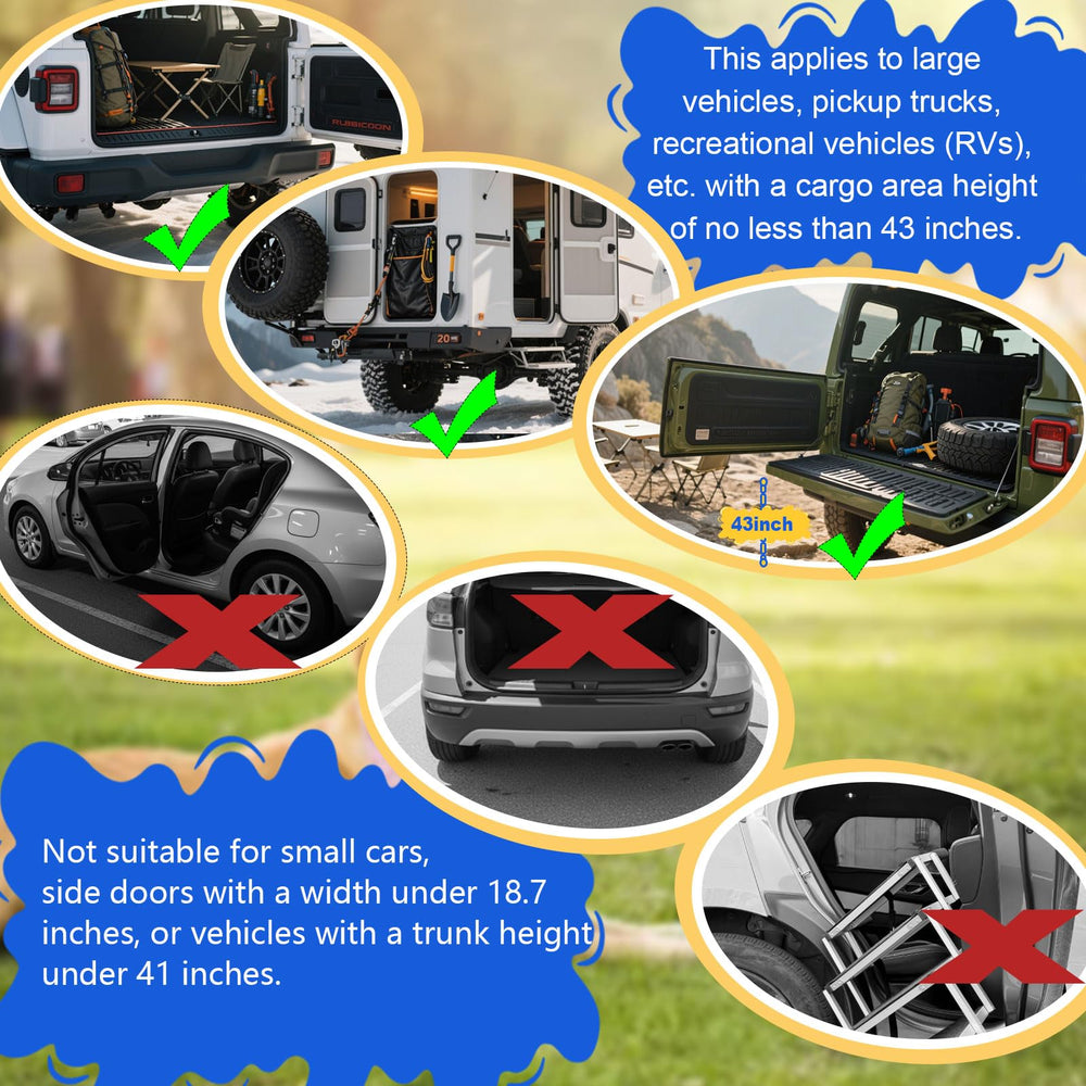 Compatibilité véhicule DeerGym – adapté pour SUV et véhicules hauts.