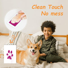 Tampon sans encre DeerZone pour empreinte patte claire et sans salissure.
