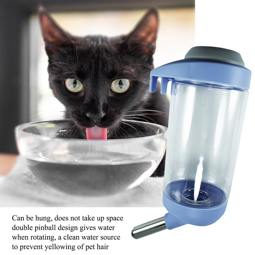 DEEUCHIS: Bouteille d'eau pour cage chat, pratique pour déplacements.