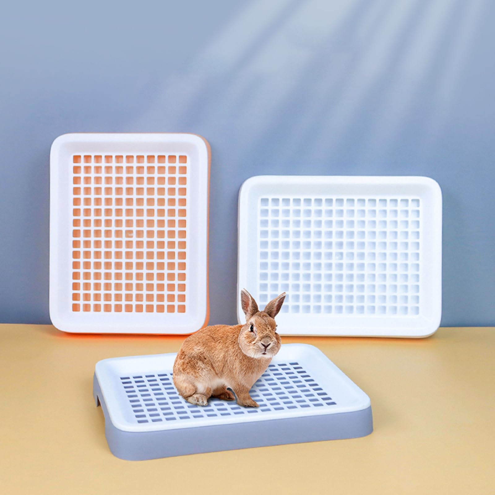 DEFKIYT Rabbit Potty: matériau PP sûr pour la sécurité de votre animal.