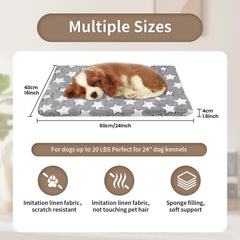 Dekeyoo tapis peluche doux – chaleur cosy pour l'hiver.
