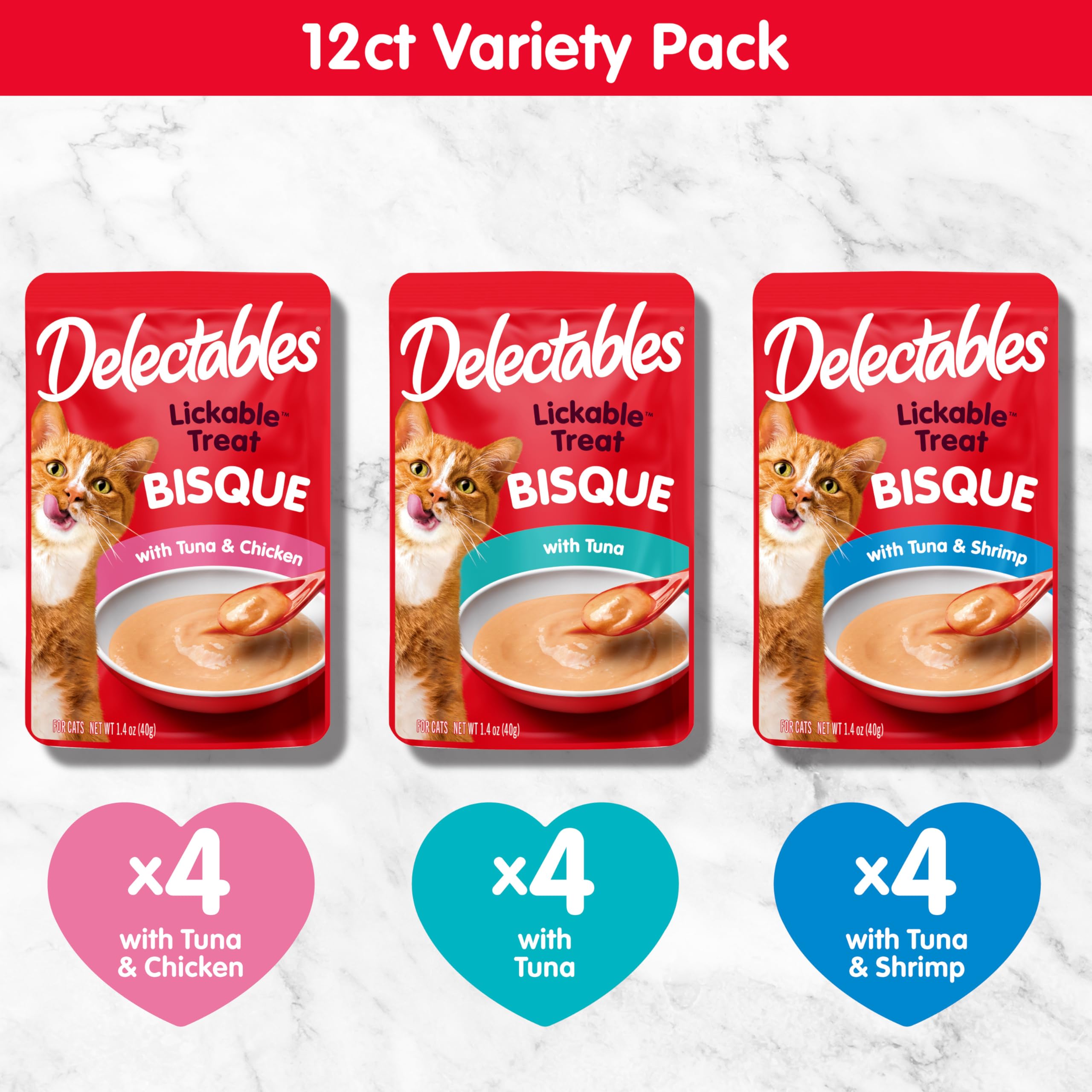 Bisque Delectables chat hydratation élevée grâce à une teneur en humidité.