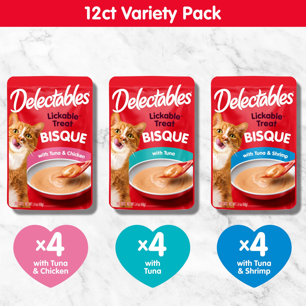 Bisque Delectables chat hydratation élevée grâce à une teneur en humidité.
