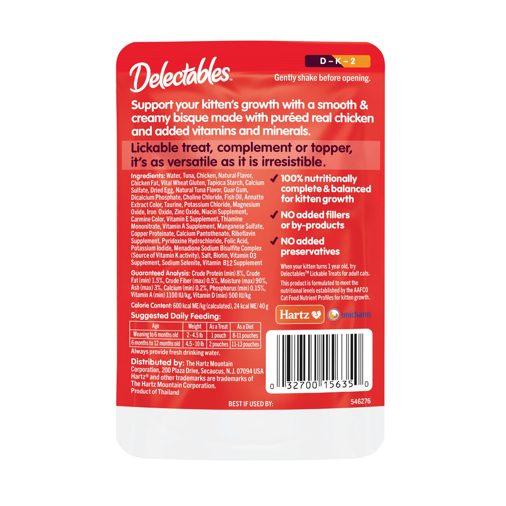 Delectables Bisque chaton sans-additifs, sans conservateurs.