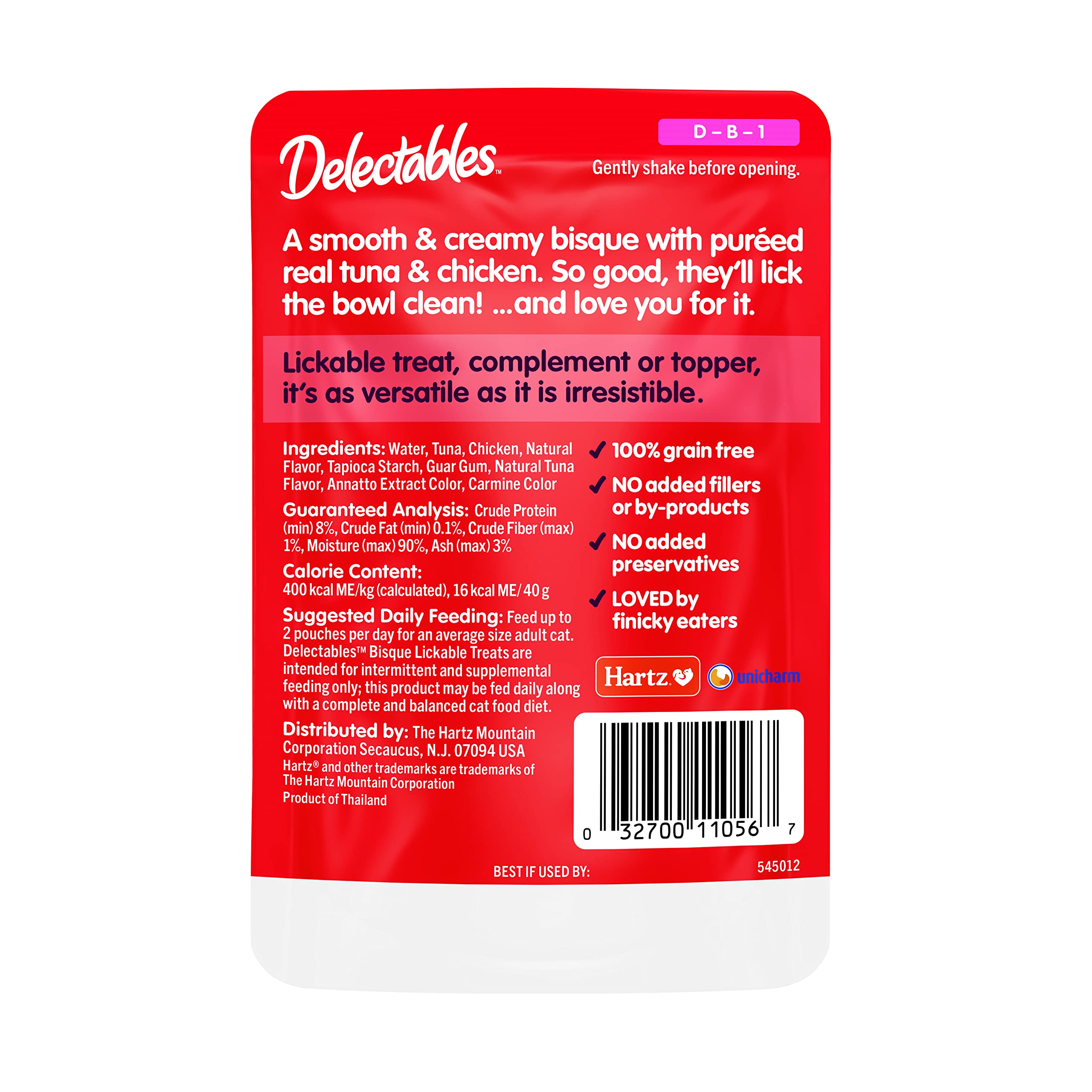 Pack de 12 Delectables Bisque Lickable prêt à offrir.