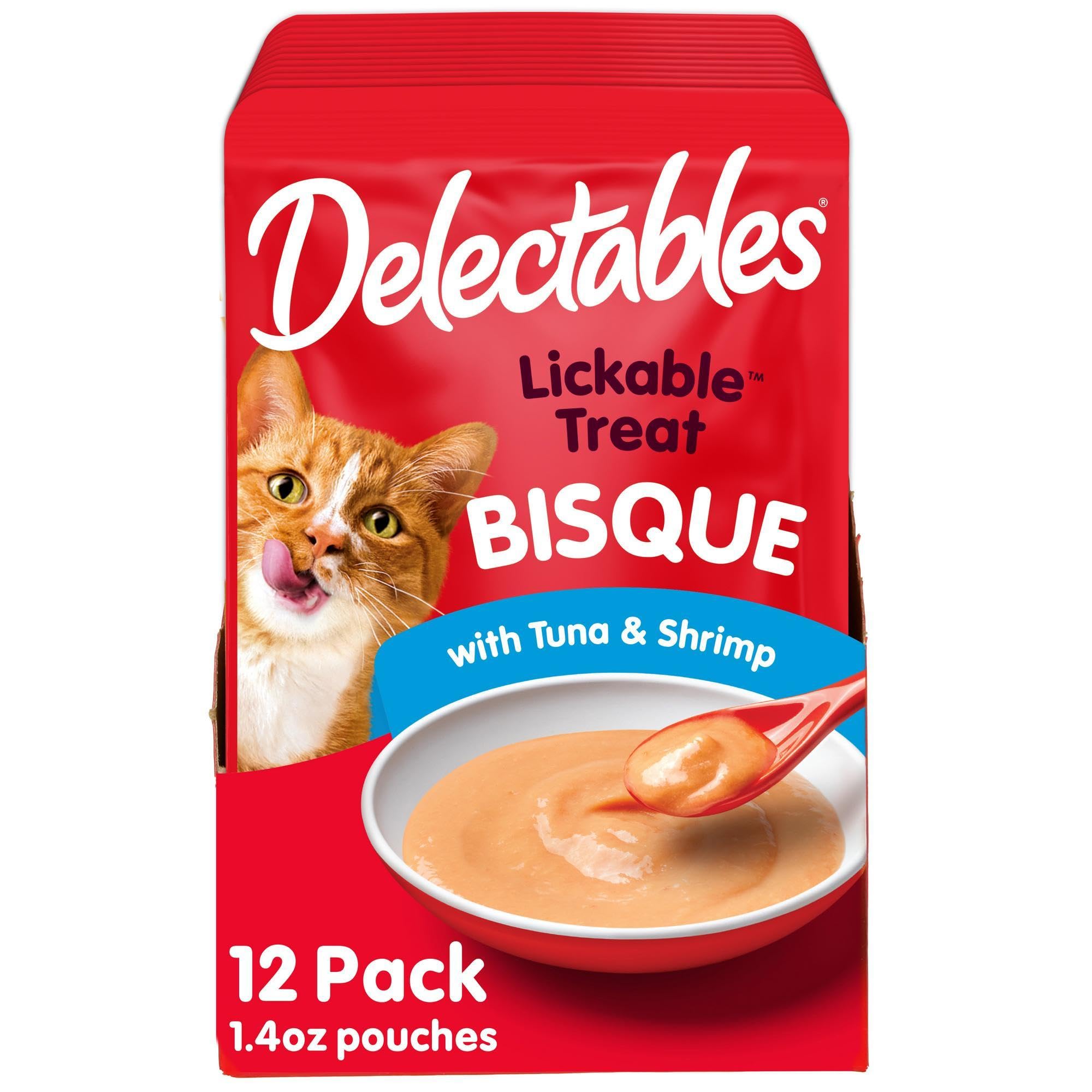 Delectables Bisque poche thon crevettes texture lisse invite a l ingestion