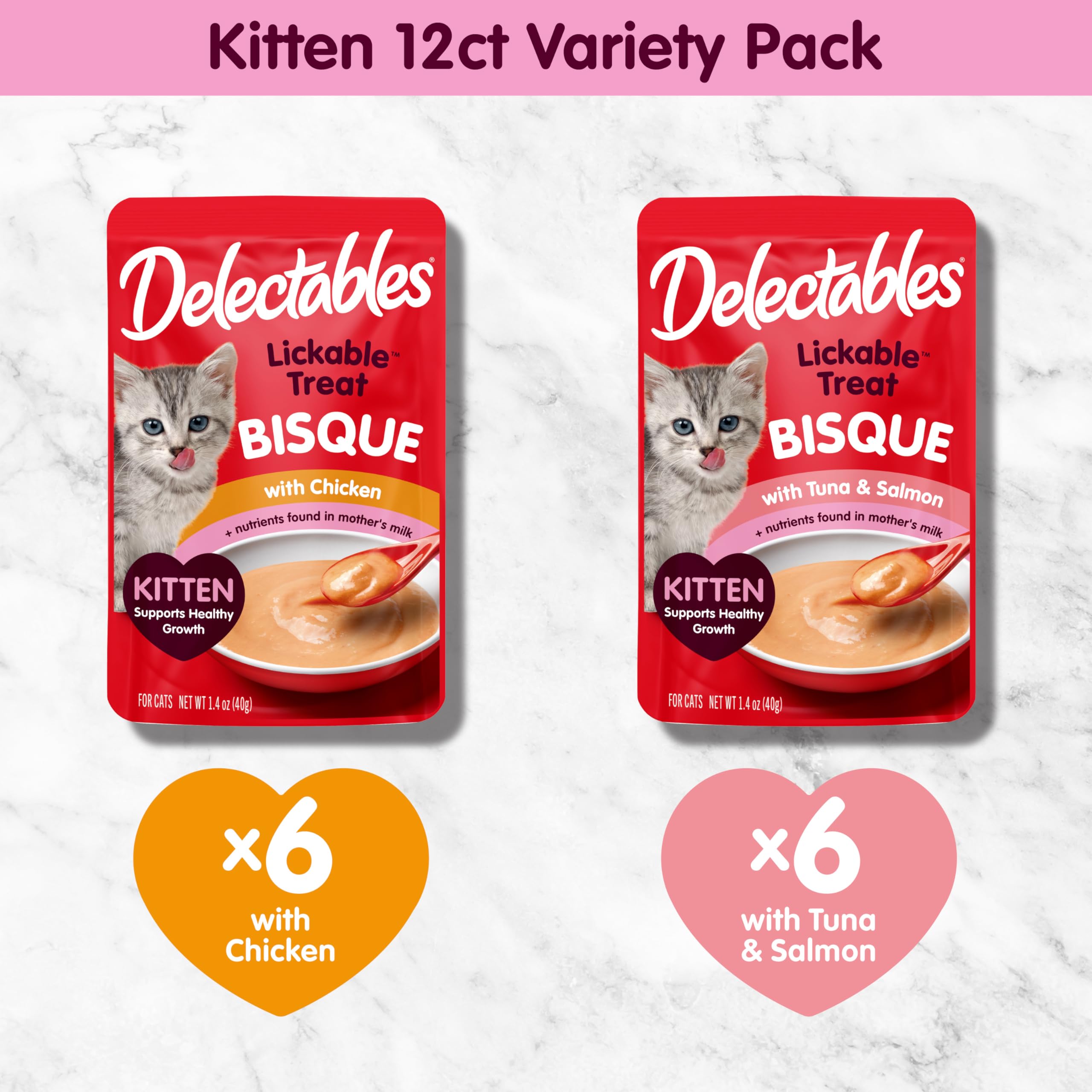 Sans conservateurs ajoutés, Delectables chaton collation sûre.