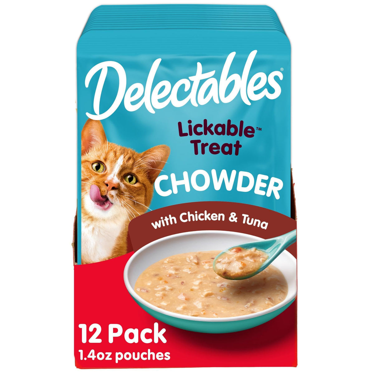 Delectables Chowder Thon-Poulet Garniture offre texture onctueuse pour nourrir avec plaisir
