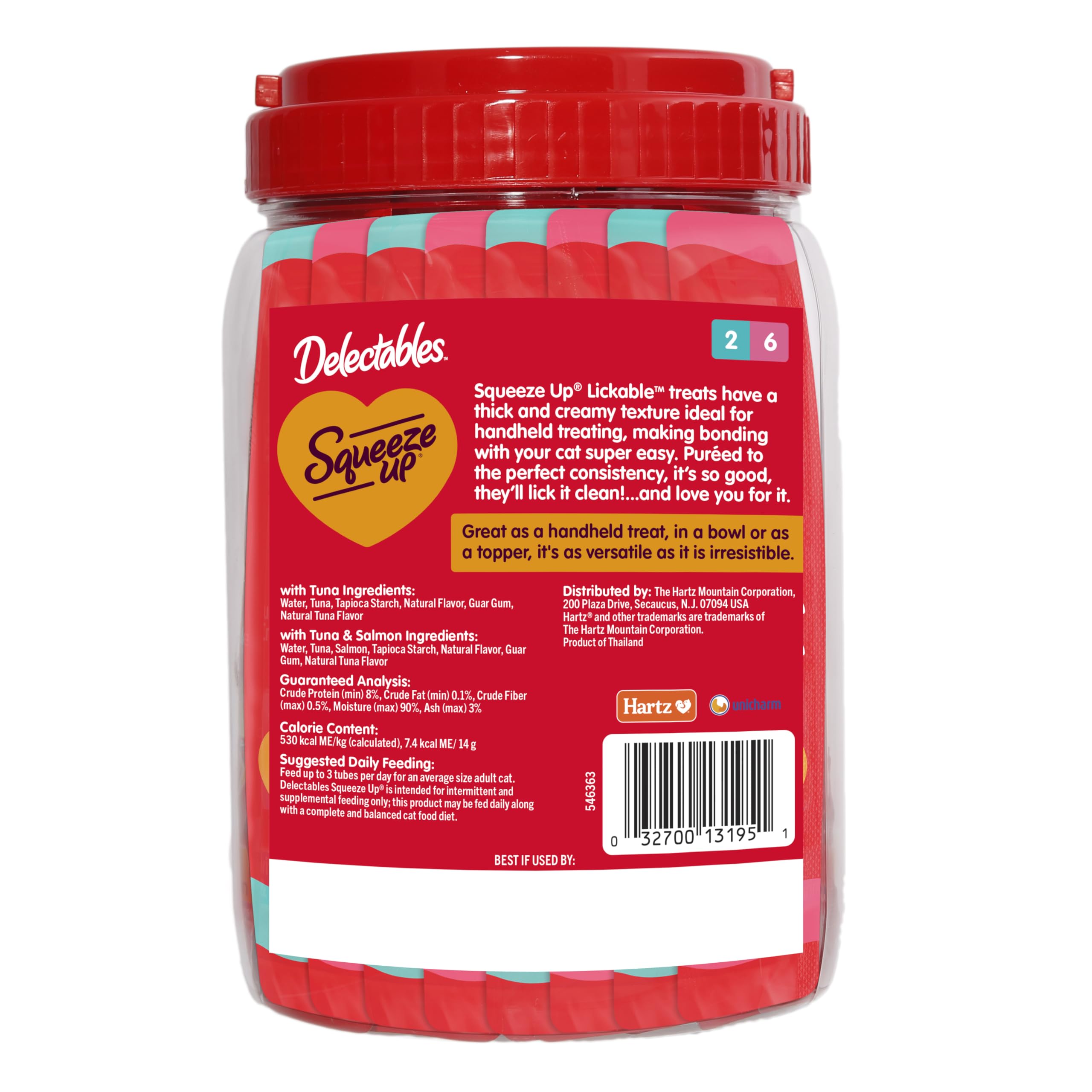 Friandise lickable Delectables, texture appétissante qui capte l’attention du chat.