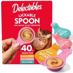 Delectables Lickable Spoon : portion unique pour chat, pratique et interactive.
