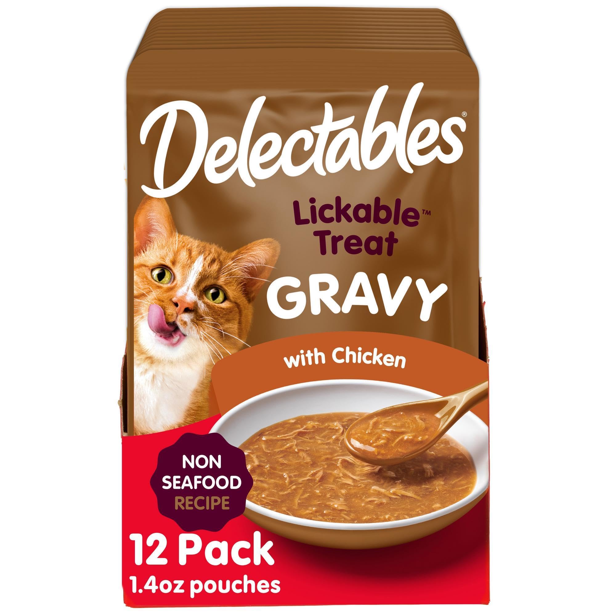 Delectables friandise au jus de poulet réel, texture appétissante.