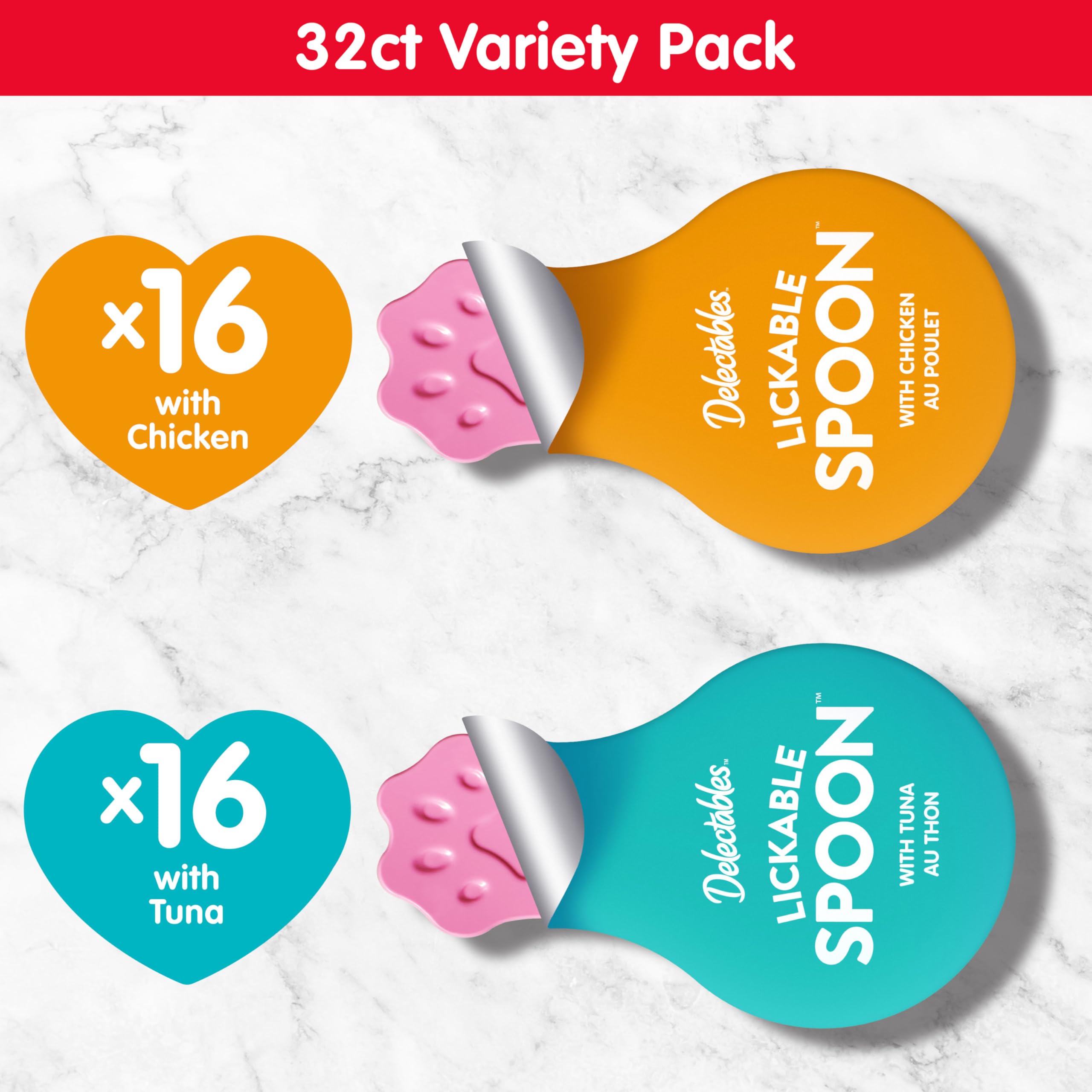 Emballage Delectables pack 32 portions, prêt à emporter