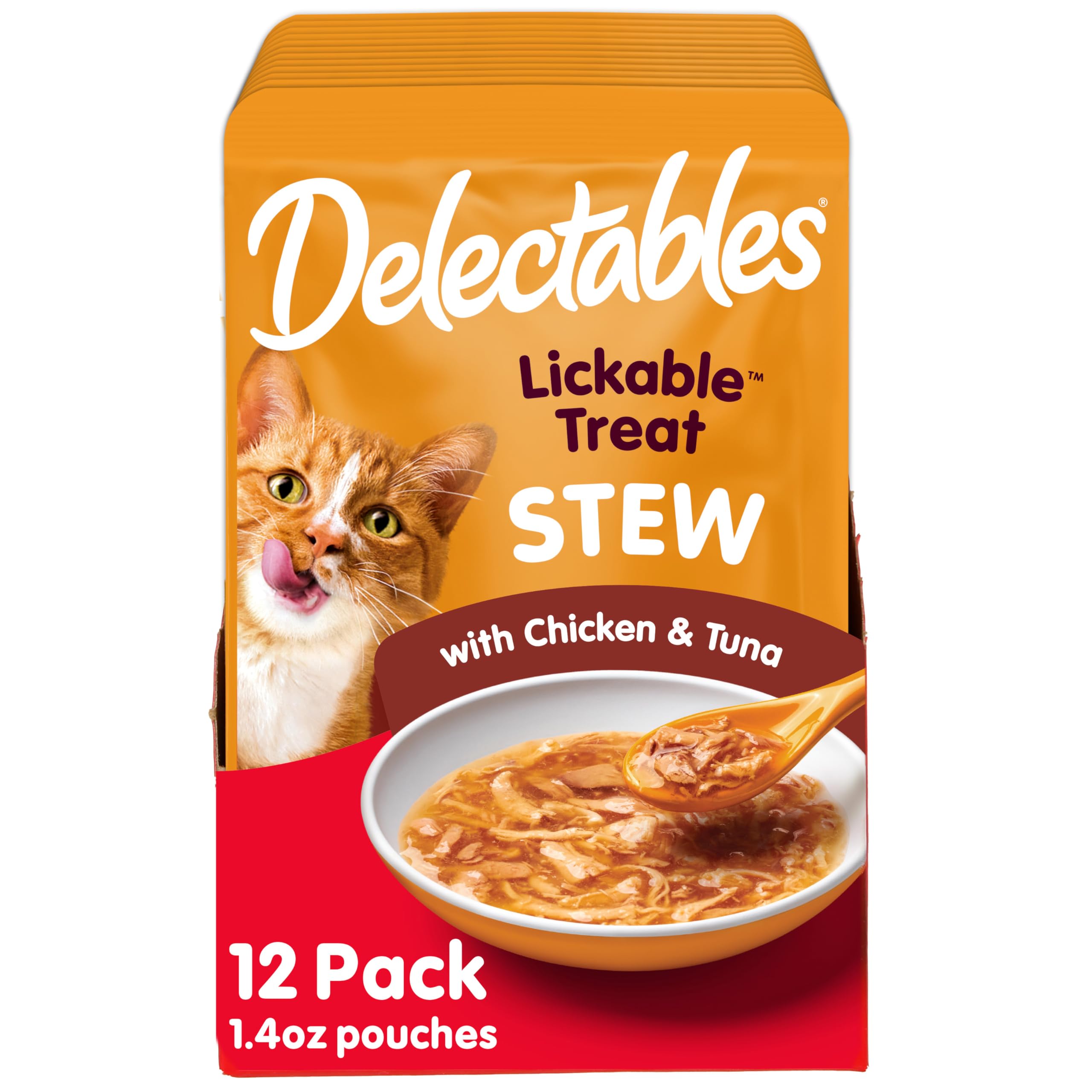 Delectables ragoût chat bol: stimulation de l'appétit lors de la dégustation.