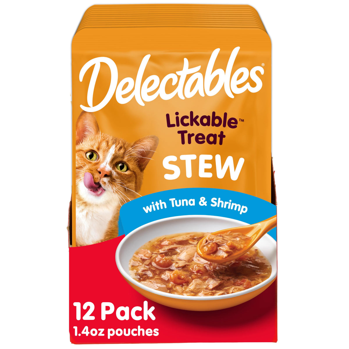 Friandise Delectables ragoût pour chat, sachet pratique à ouvrir, pack12