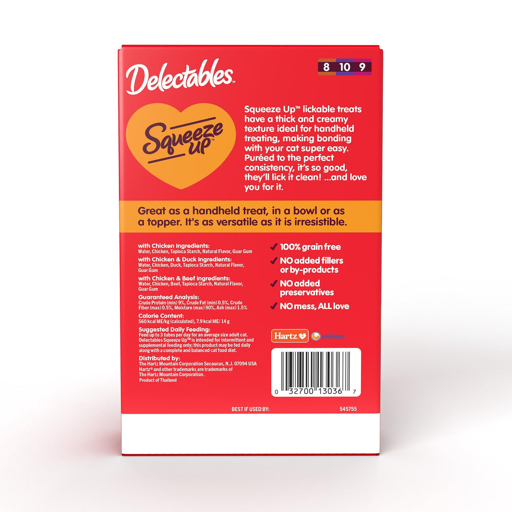 Friandise hydratante Delectables Squeeze Up pour hydratation.