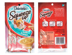Delectables Squeeze Up: manipulation à la main et garniture savoureuse.