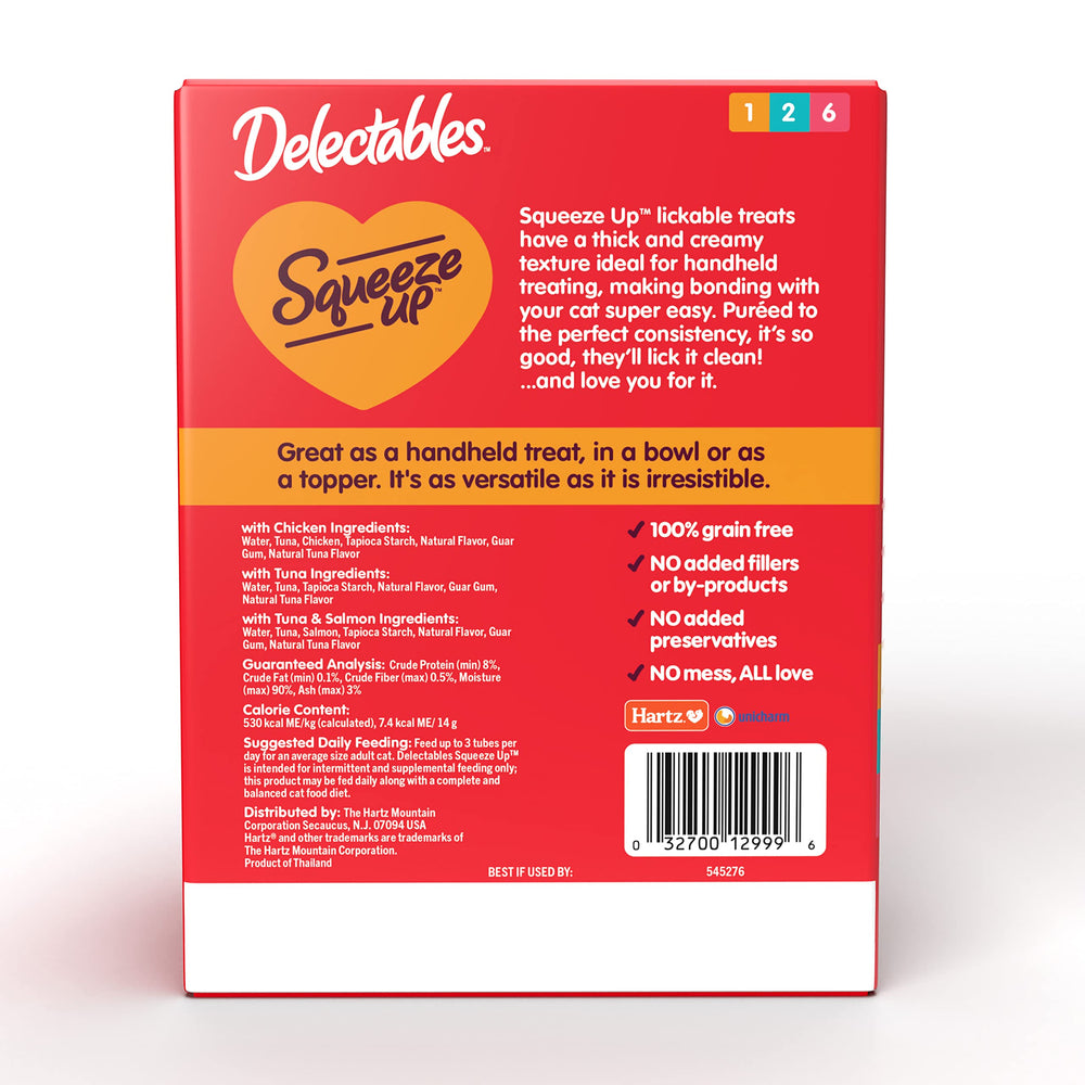 Ingrédients de qualité dans Delectables Squeeze Up, sans additifs