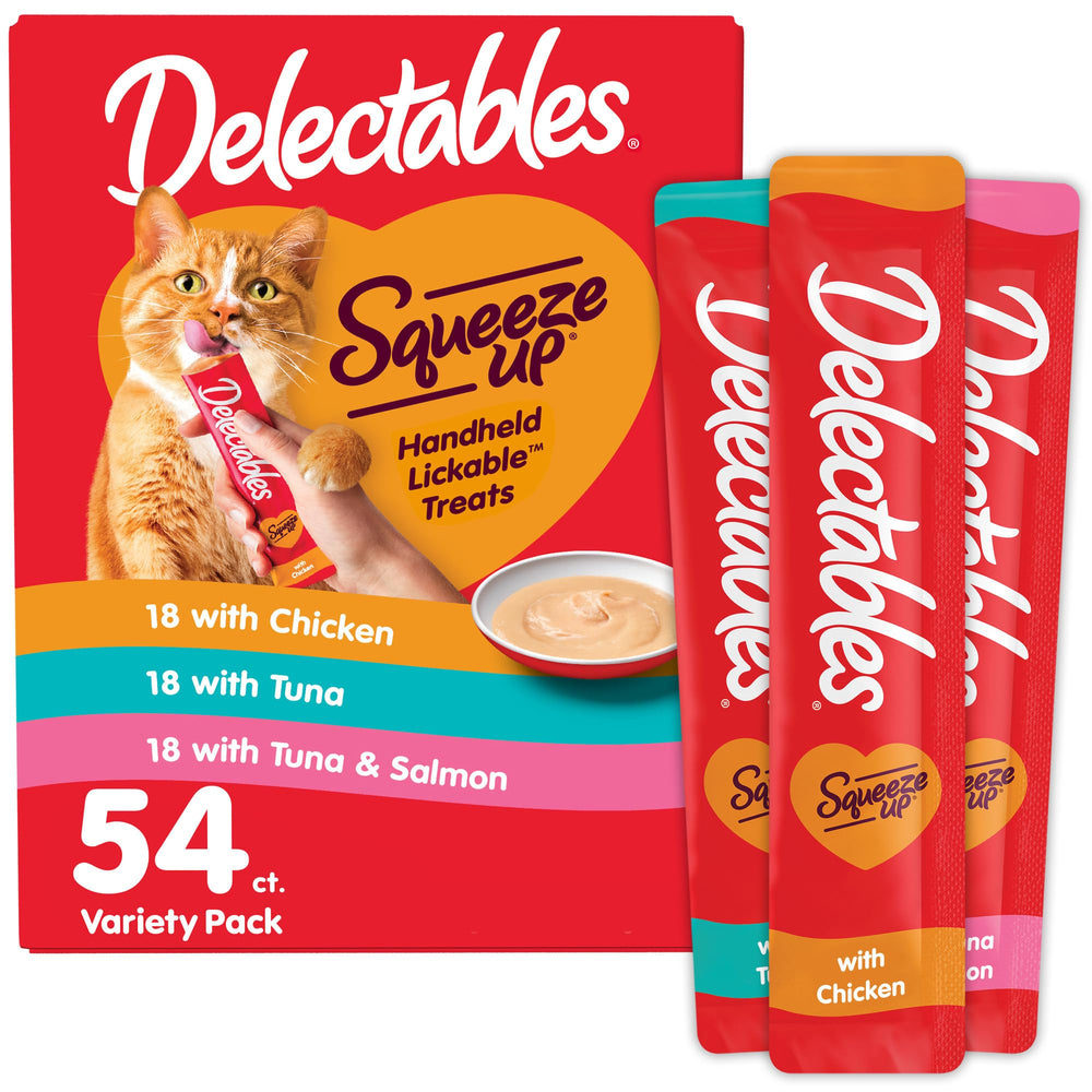 Delectables Squeeze Up purée poulet, friandise humide facile à proposer