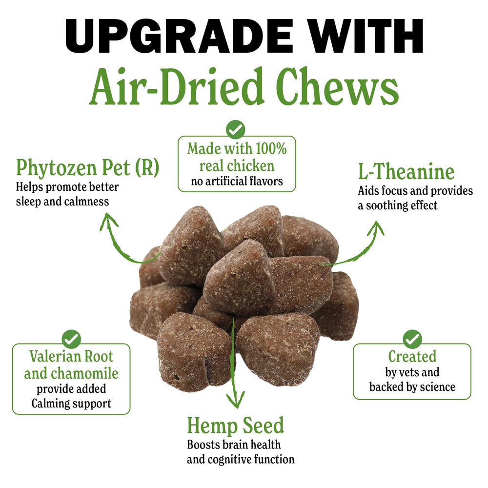 Friandises Deley Naturals pour chien utiles lors des visites chez le vétérinaire.
