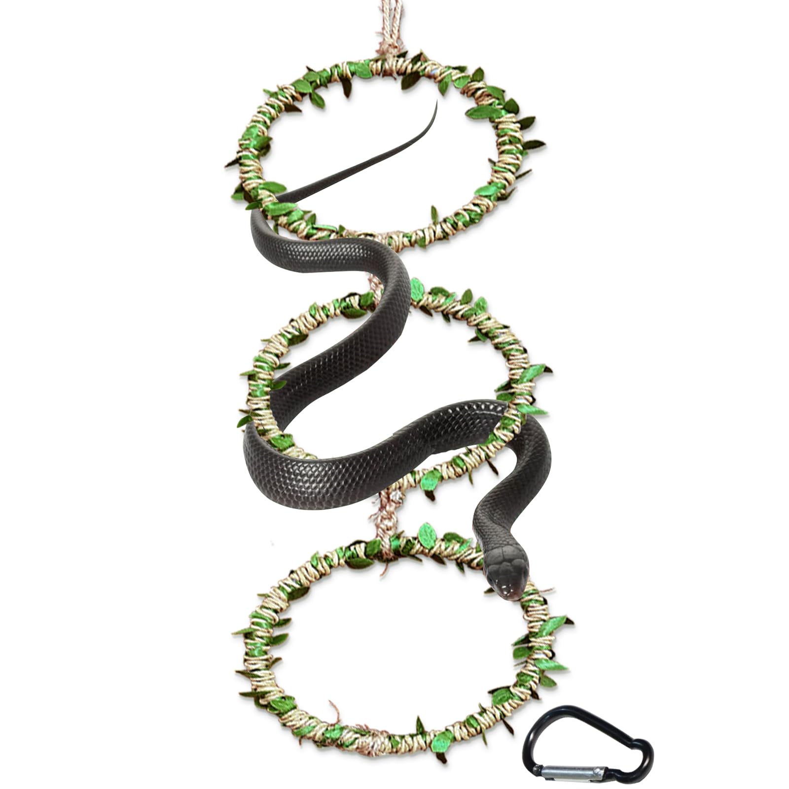 Delllala anneaux-escalade-serpent-python: stimulation physique et enrichment pour votre python royal.