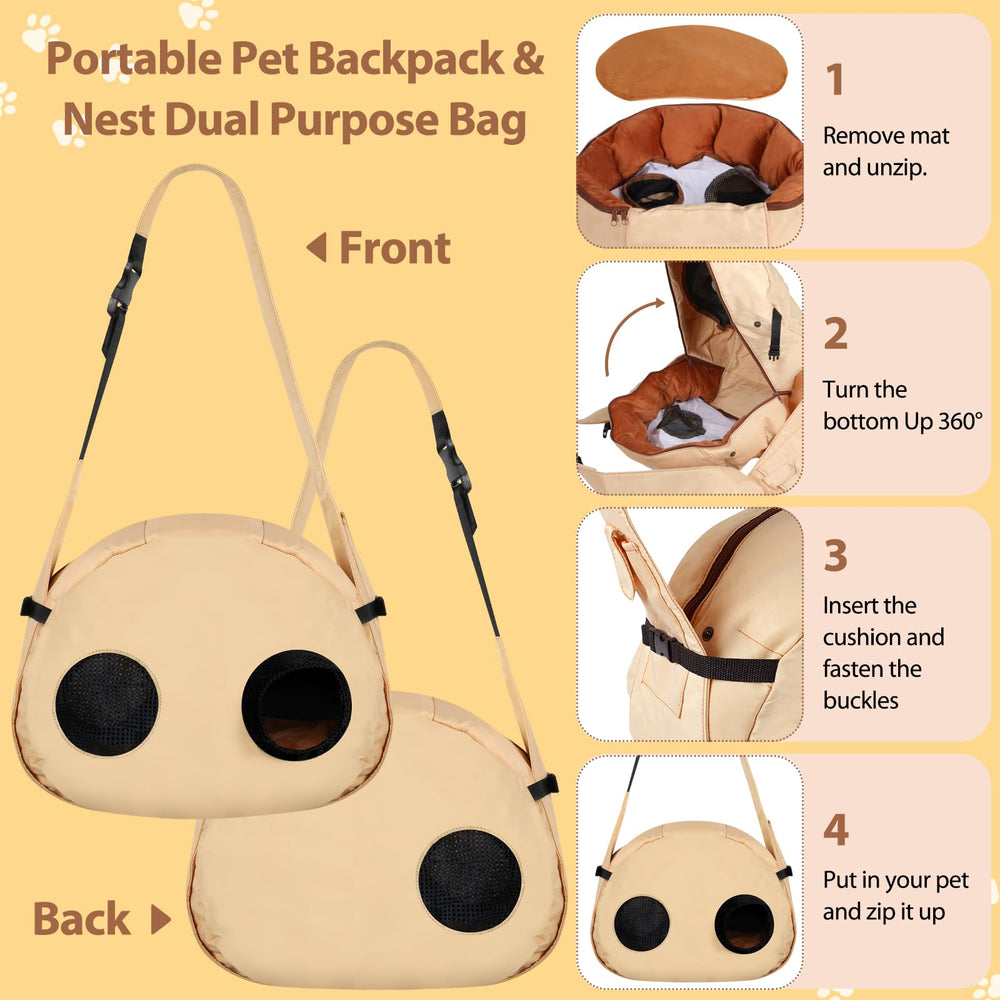 DELOMENPA Kaki mesh respirant, ventilation efficace pour petits animaux.