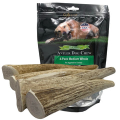Deluxe Naturals – corne d’élan entier 5-20 cm pour mordiller durablement.