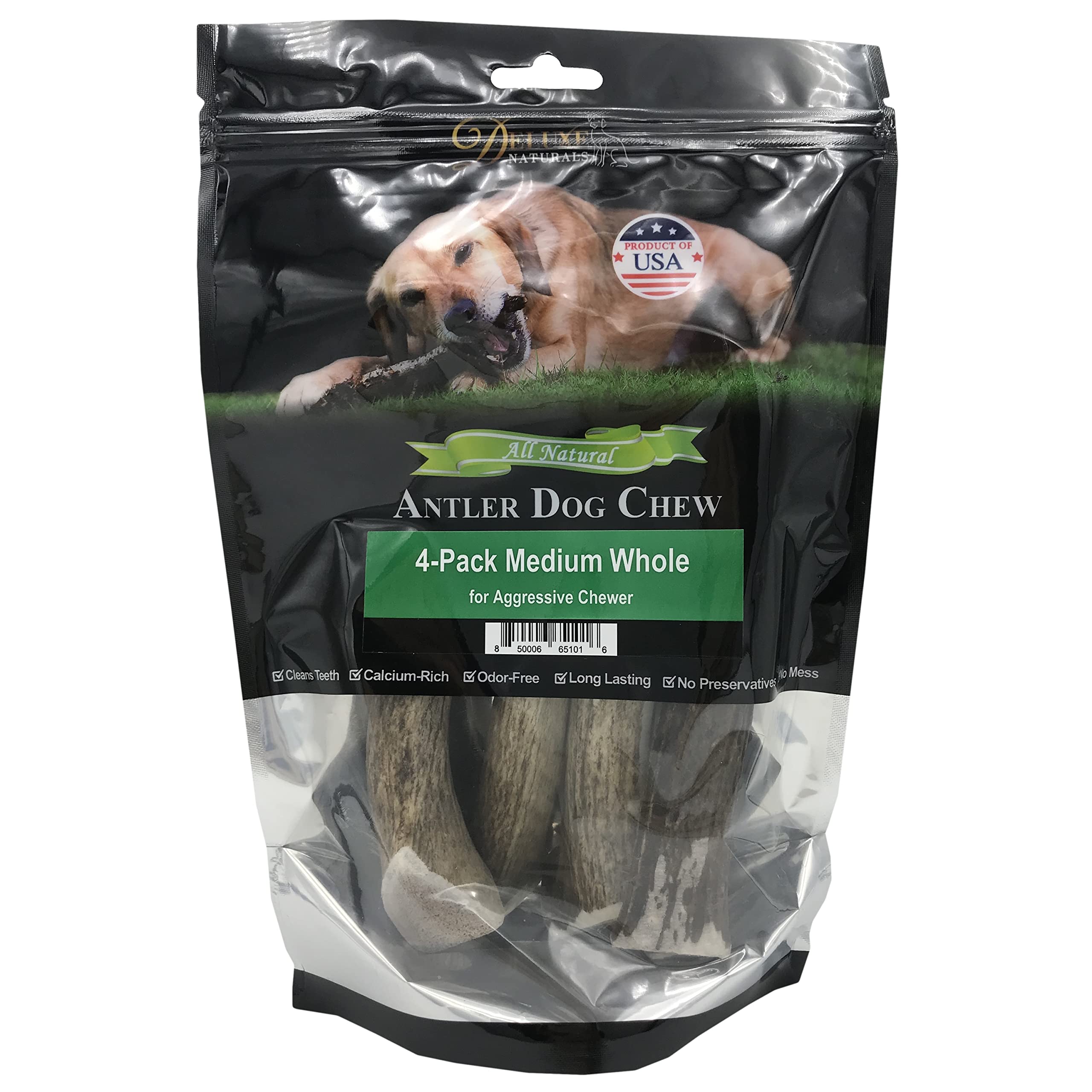 Deluxe Naturals – Idéale pour petits et moyens chiens pour un jeu durable.