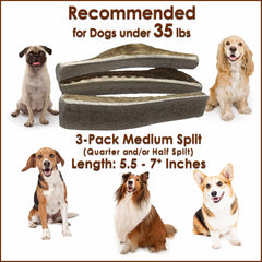 Deluxe Naturals longueur moyenne 5,5–7 pouces adaptée aux petites bouches